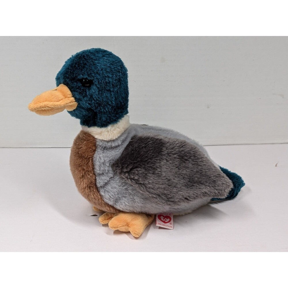 Ty Beanie Buddies 1998 Jake The Mallard Duck 9" Plush Vintage